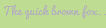 Image with Font Color B4B3B9 and Background Color BEDD92